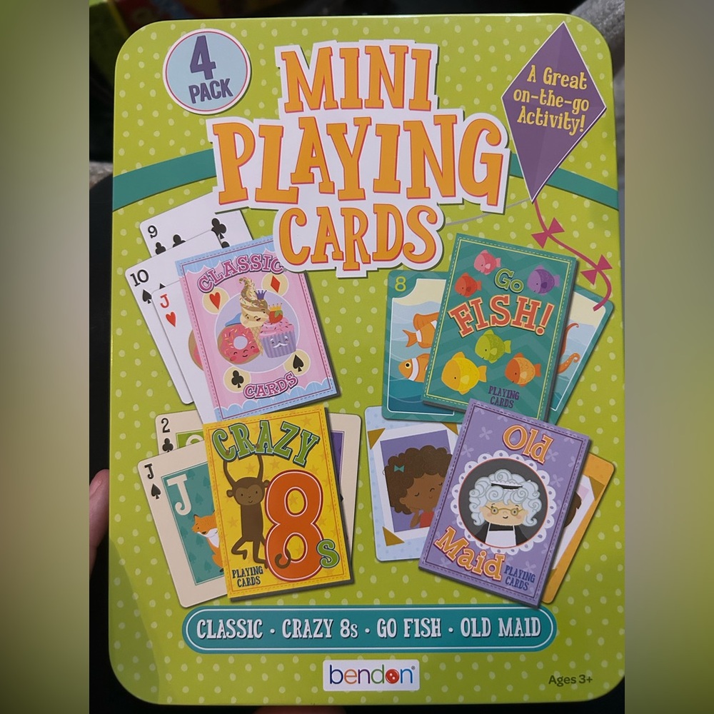 Bendon Mini Playing Cards Set - Green
